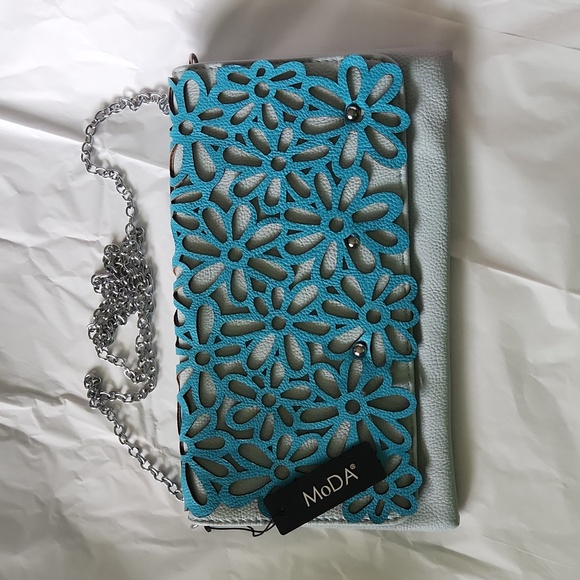 Moda Tiffany Blue New York Daisy Bag - Picture 2 of 12